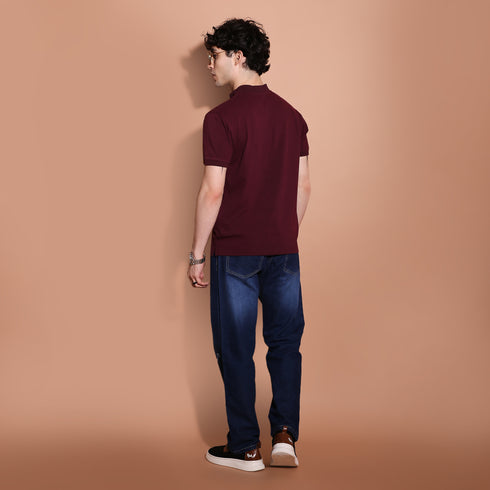 Edge Polo – Burgundy